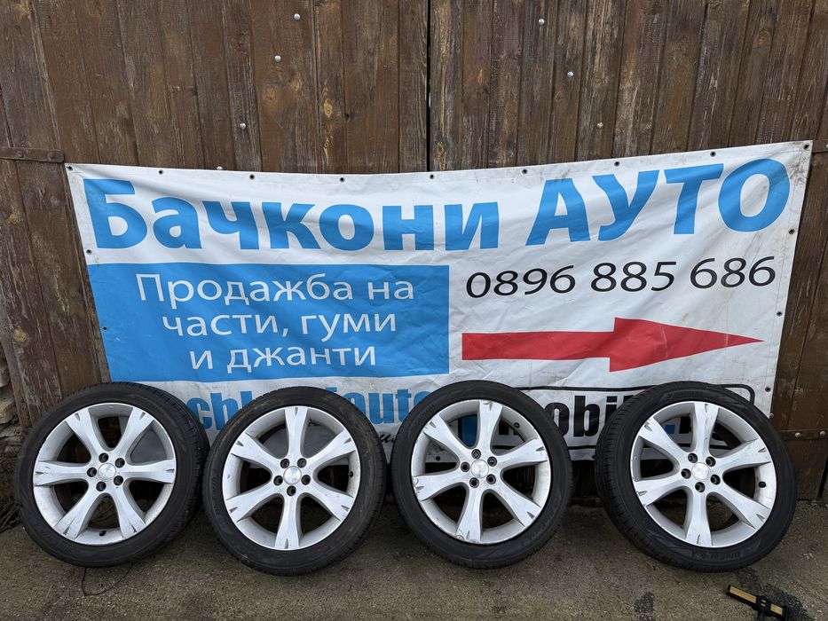 17 5х100 джанти с летни гуми