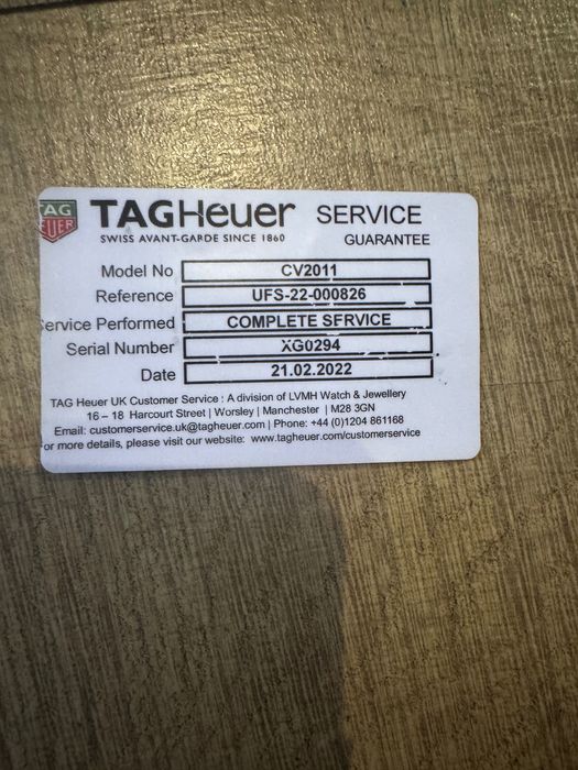 Tag Heuer Carrera Chronograph cal.16 41mm СИВ Профилактиран