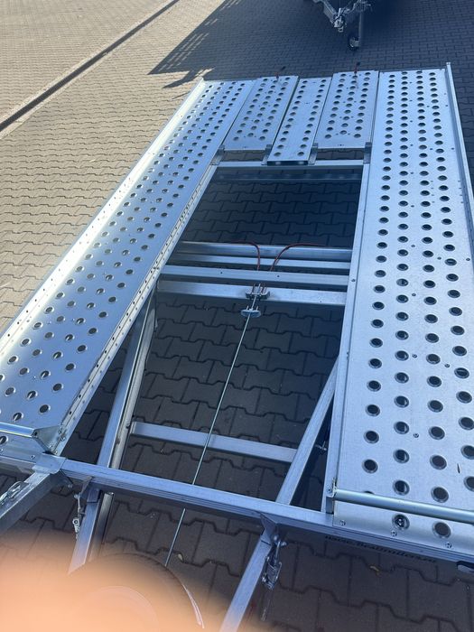 Platforma auto 1.5 T 1 axa categ B troliu basculabila NOUA amortizoare