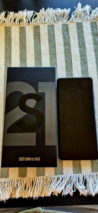 Vând telefon Samsung S21 Ultra 5G, 128 GB, 12 GB RAM, în condiție foar