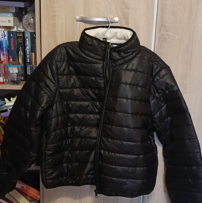 Geacă de toamnă, copii 15 ani, interior blăniță, stare foarte bună