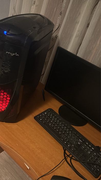 Sistem PC Gaming Ryzen 3 + GTX 1050 Ti + Monitor + Tastatură/Mouse