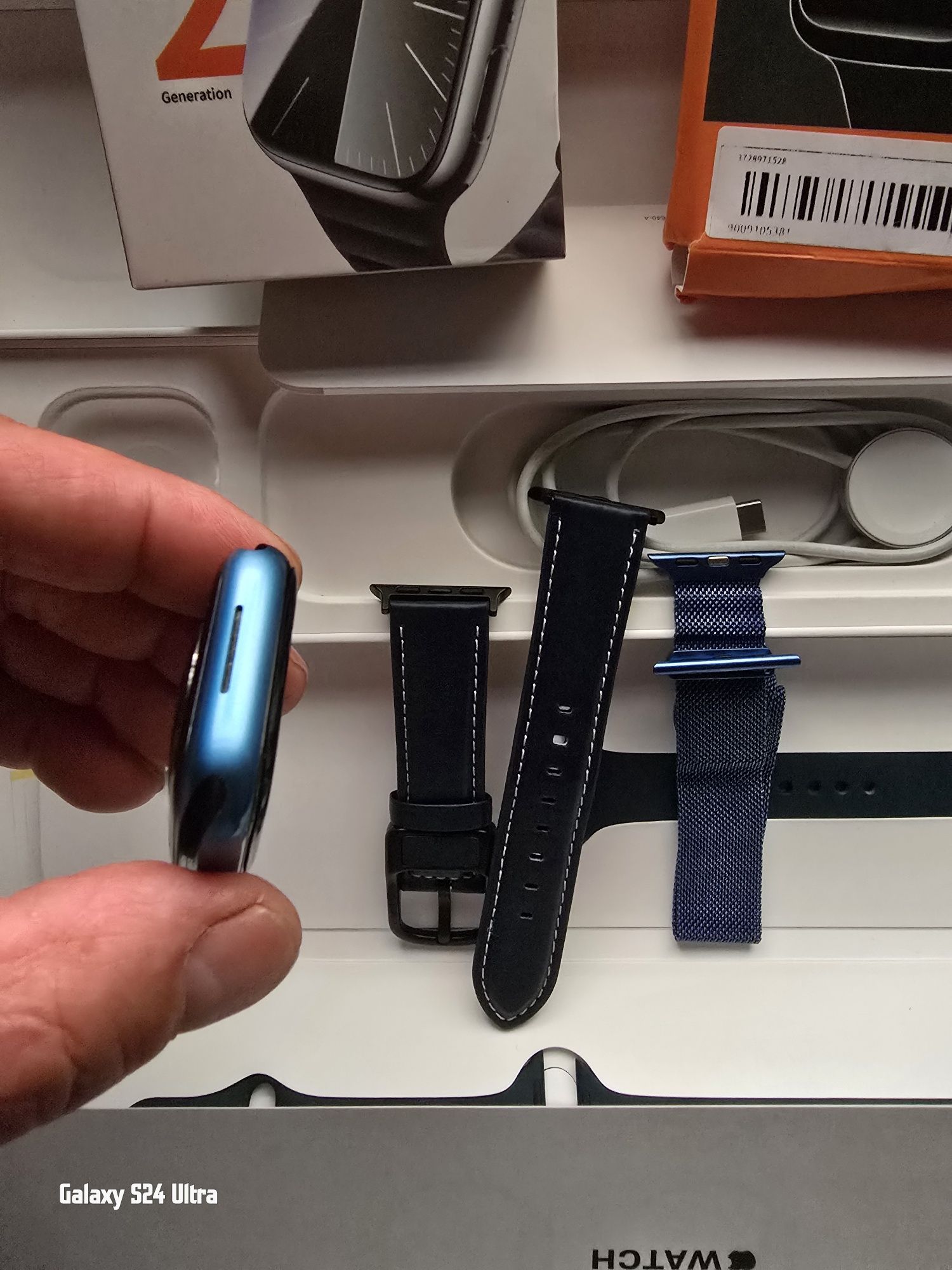 Apple Watch Series 7 Blue Sport Band 41mm