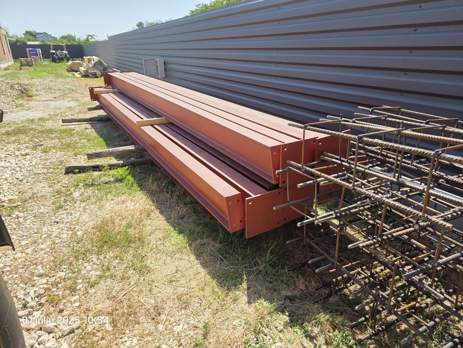 Structura Hală Metalica 25x12x6 , 300 m³, IPE 240 si 200,Ferme ,Stalpi