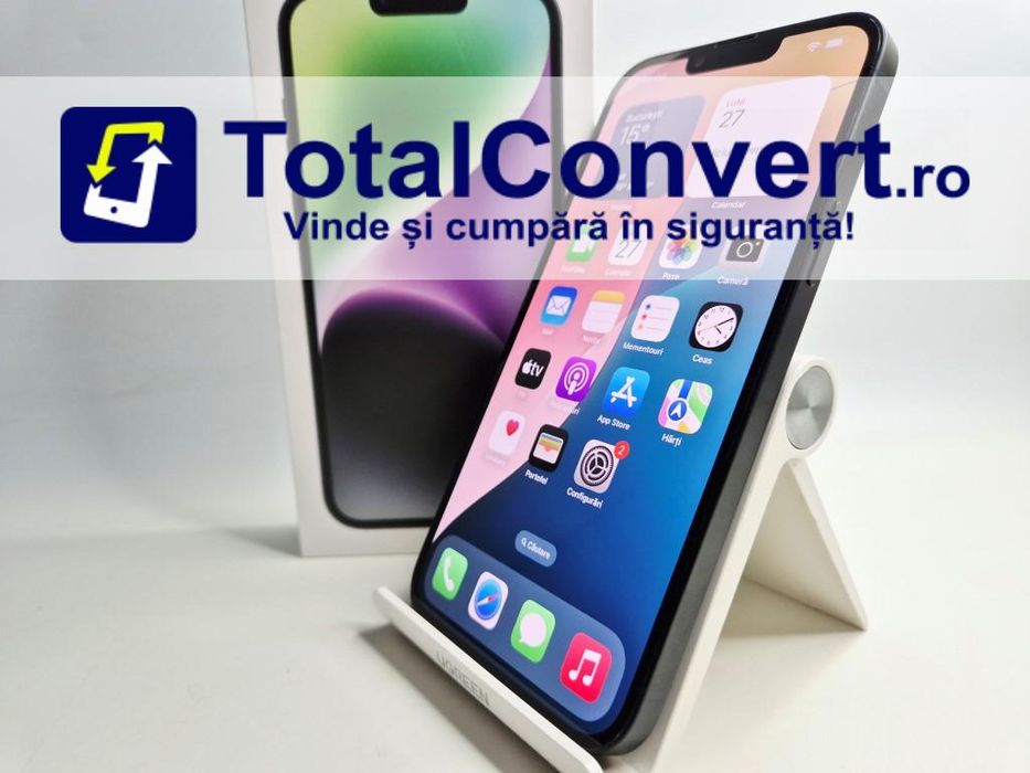 Apple iPhone 14 Plus 128GB Midnight 6GB, Garantie 24 luni | #R87627