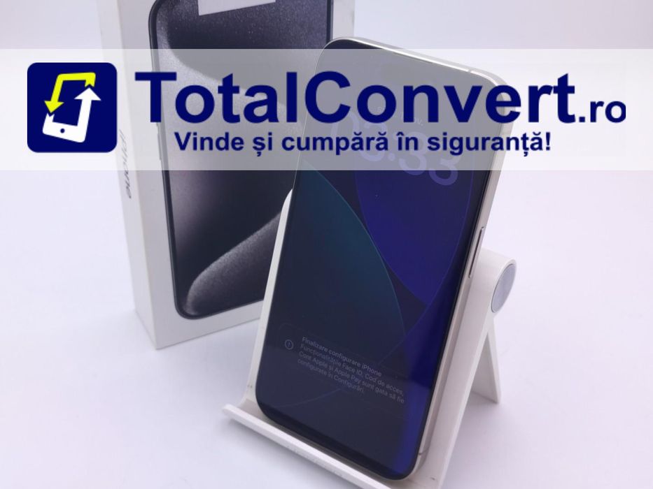 Apple iPhone 15 Pro 256GB Natural Titanium, Garantie 24 luni | #D88158