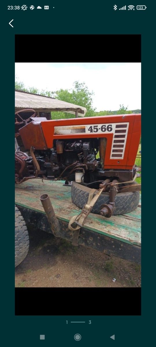Dezmembrez tractor fiat 45 66 55 66 trompe motor monobloc axă fata