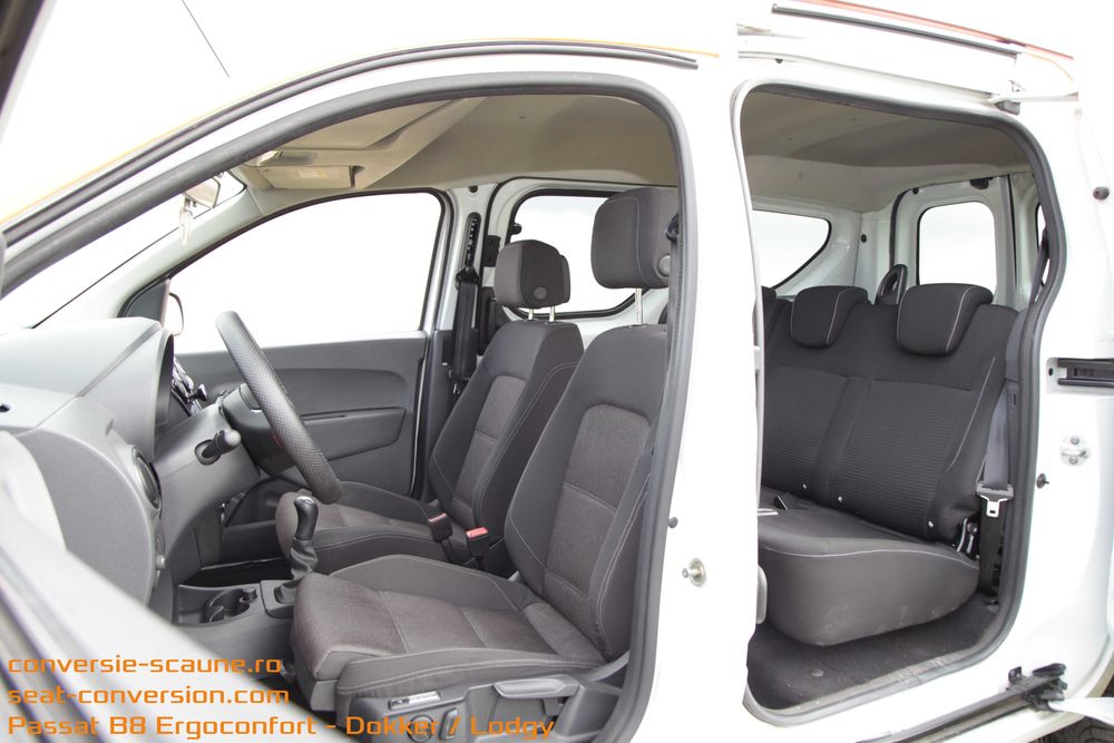 Sistem adaptare scaune de Passat B8 pe Lodgy Dokker