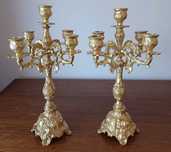 Pereche de sfesnice din bronz