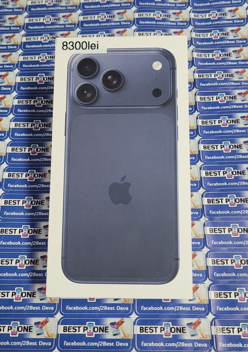 Iphone 17 Pro Max 512GB Blue nou sigilat Magazin si rate 2ani garantie
