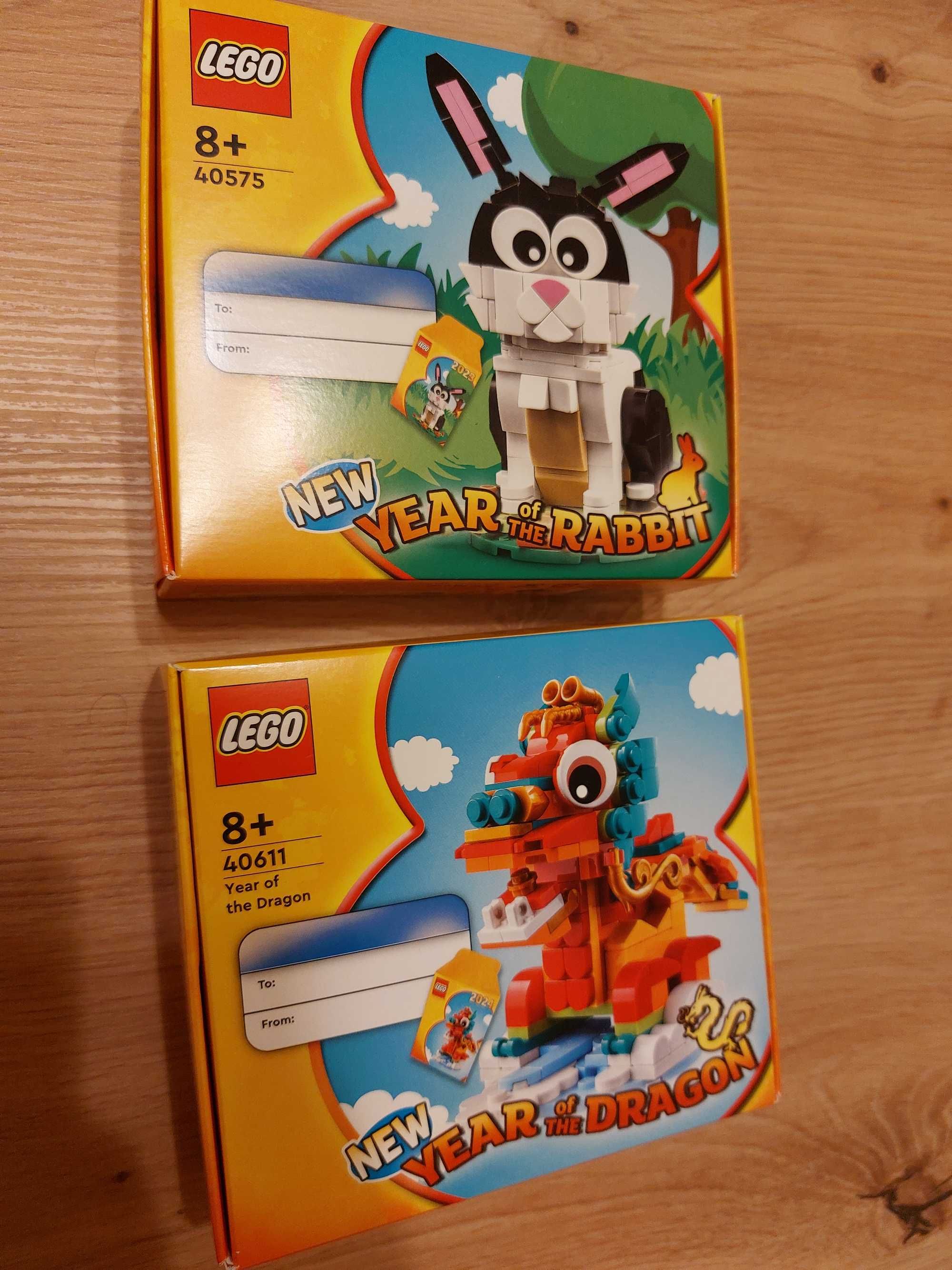 2 Seturi LEGO - Anul Dragonului si Anul Iepurelui -editie limitata,noi