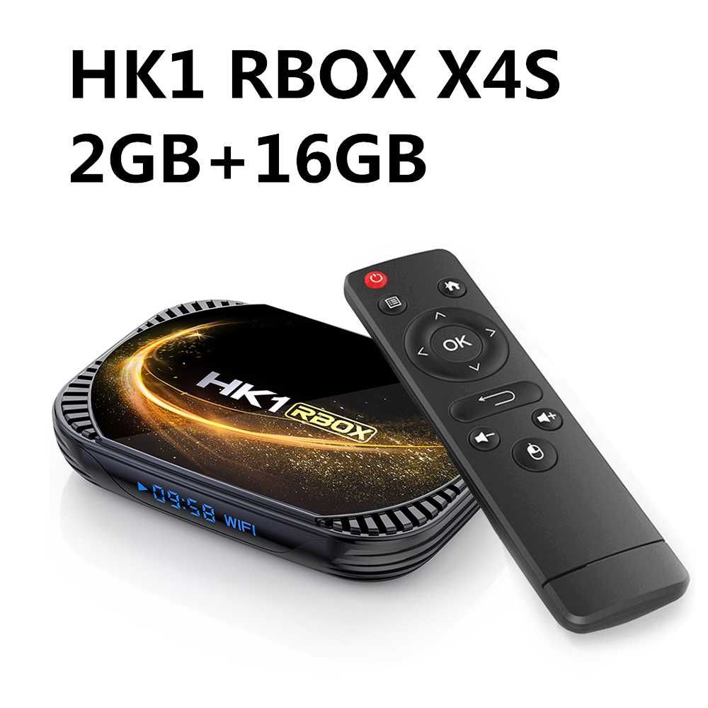 HK1 RBox X4S, Amlogic 905X4, Smart Тв бокс Android 11, 8K 2GB Ram 16GB