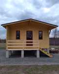 Cabane din.  lemn