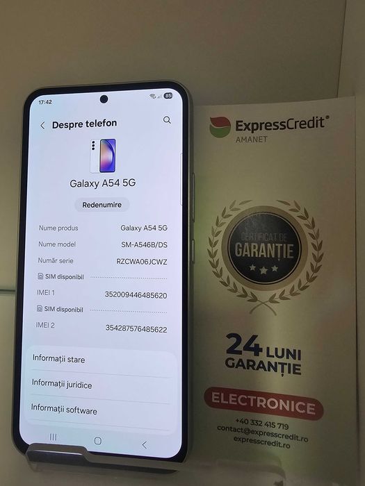 (Ag 29 Siraj ) Telefon Samsung A54 5g/ B33410 / Garantie 2 Anii !