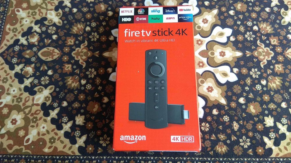 ТВ-приставка Amazon Fire TV Stick 4K из США только английский язык