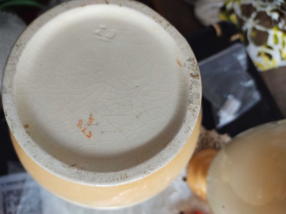 Комплект 2 големи антични английски вази, викториански , от 1910г.