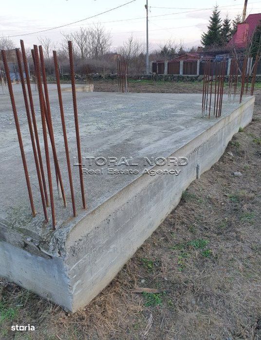 Exclusivitate - Crucea, teren 1.000mp,cu fundatie P+M, proiect si aut.