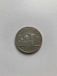Монета 50 тенге 1500 лет Туркестану