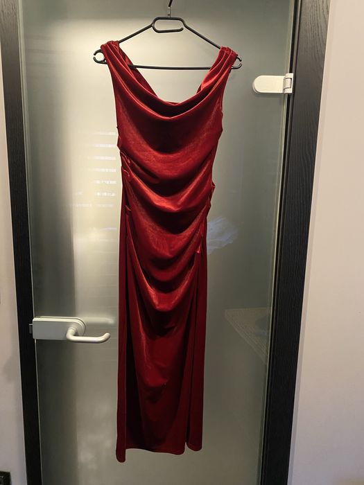 Calliope официална дълга червена рокля S размер