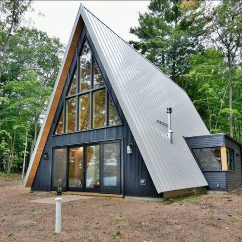 Vand cabane din lemn tip A