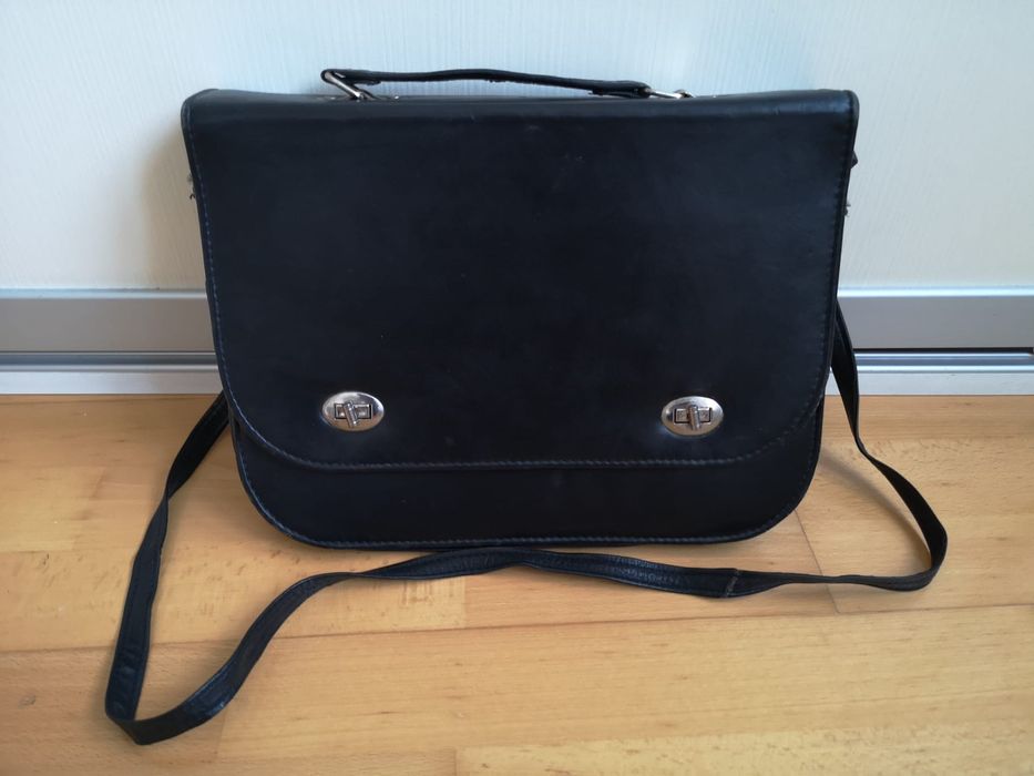 Poseta geanta servieta piele naturala casual