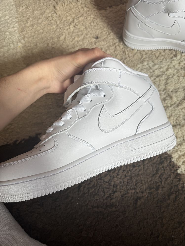 air force 1 mid 0’7 TRIPLE WHITE *NOI*