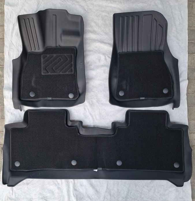 Leopard  (Лео 5) — двуслойные коврики салона, ковёр багажника полики