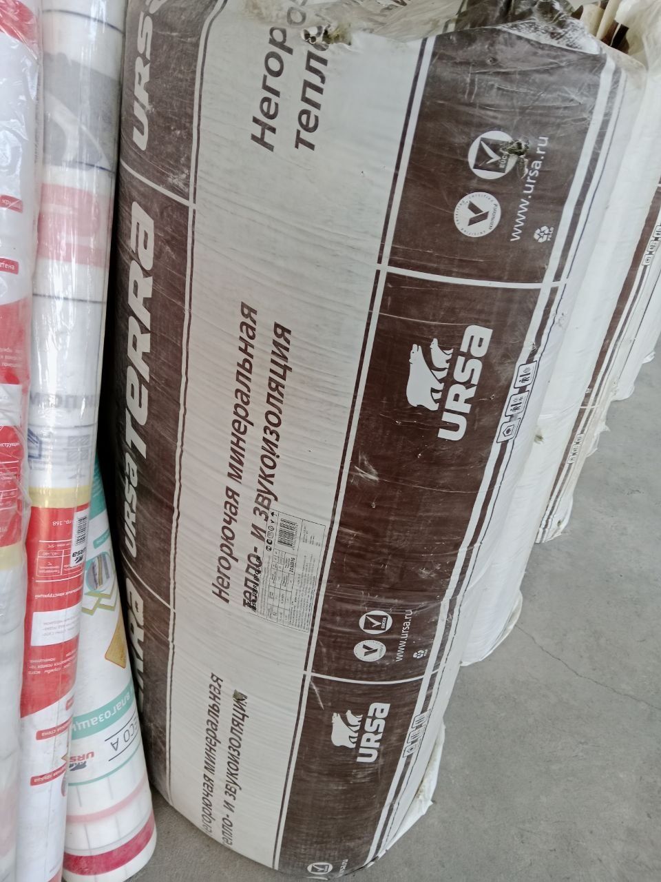 Minvata Ursa Terra Pro 34PN (Shumoizolyatsiya), Membrana Ursa Seco A,B
