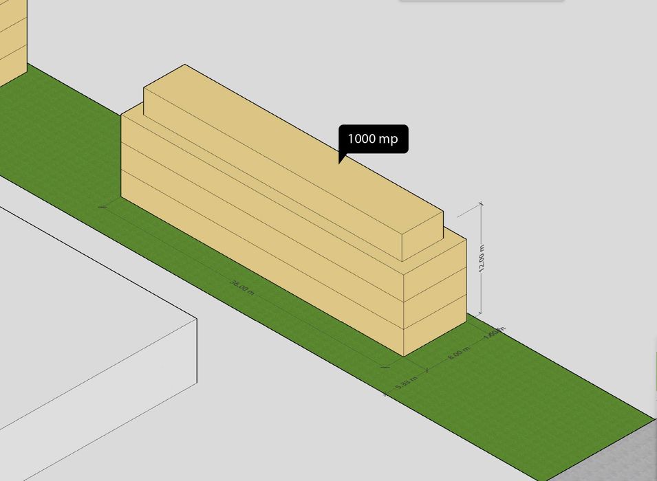 Teren 2.500 mp Ovidiu vis-a-vis de Insula Ovidiu (sens giratoriu)