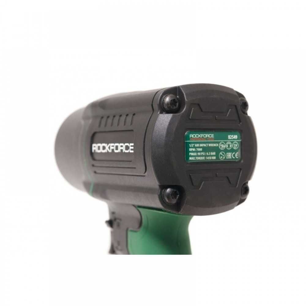 Пневматичен гайковерт с къс шпиндел 1450 Nм 1/2" RockForce