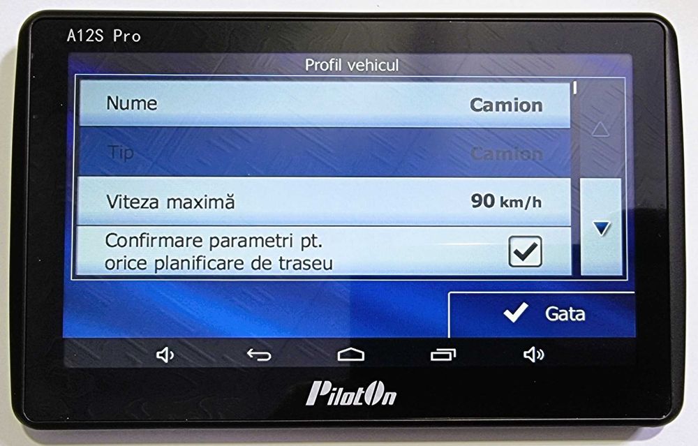 GPS PilotON A12S Pro - produs nou - harti la zi discount 10 lei inclus