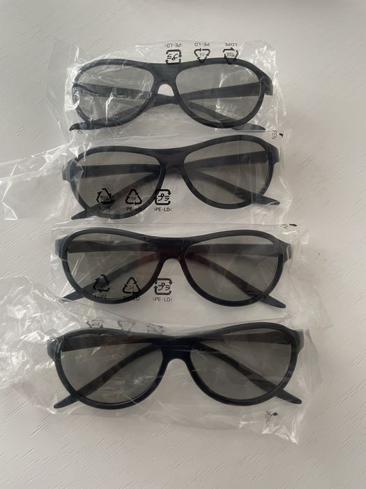 ЗD очки. LG. В комплекте 4 шт