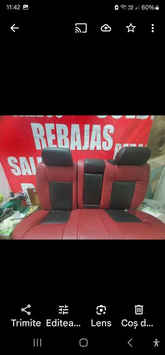 Retapitez cu piele naturala scaune auto și de birou,