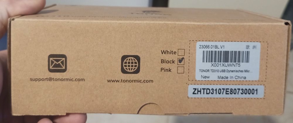 Tonor TD310 usb dynamic microfon kit nou negru