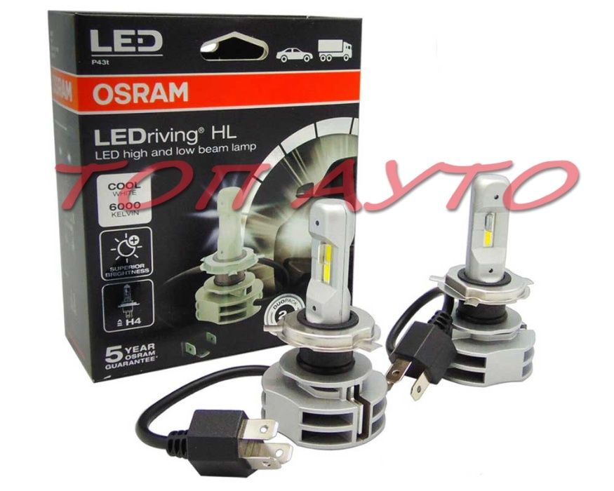 Лед Крушки Осрам OSRAM LEDriving HL H4 H7 12/24V 14W 6000K