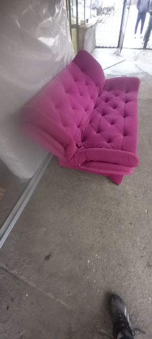 Canapea extensibila material textil defecta