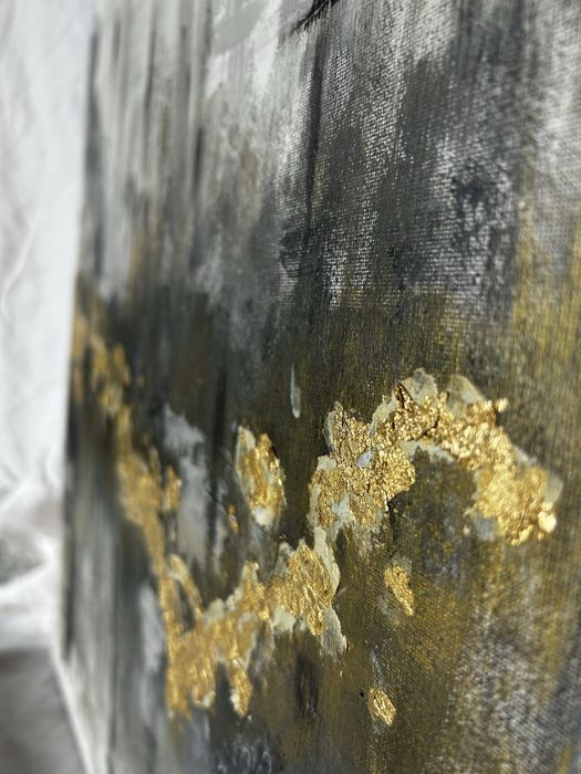 Tablou pictura abstracta lucrat manual