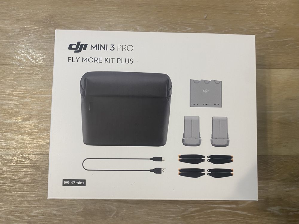 Дрон DJI Mini 4 Pro RC-N2 + Комплект Mini 3 Pro Fly more kit plus