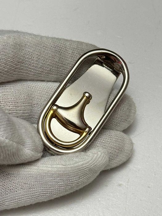 CLEMA BANI OTEL GUCCI - Money Clip - Half Horsebit -Originala -Vintage