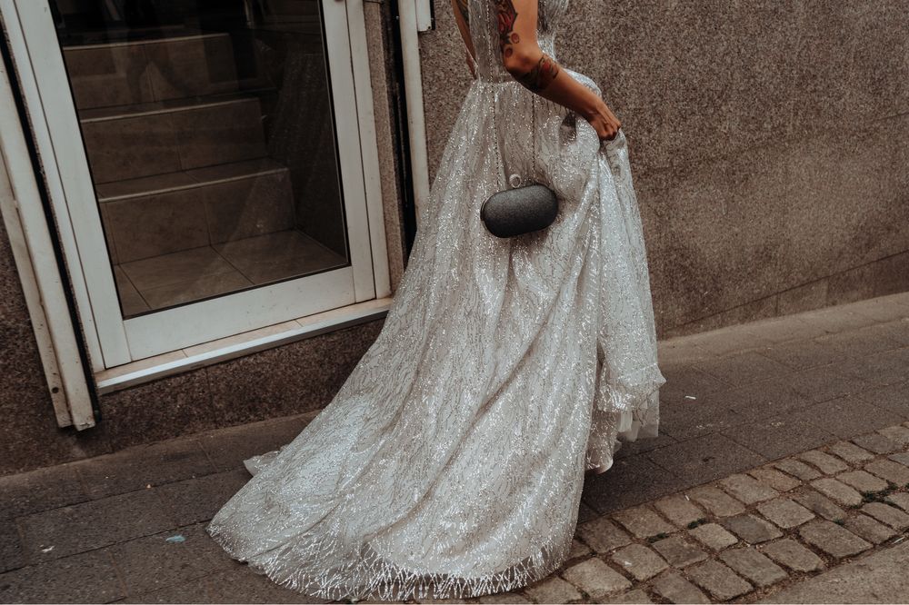 Официална рокля за сватба или бал Pembe Kenan