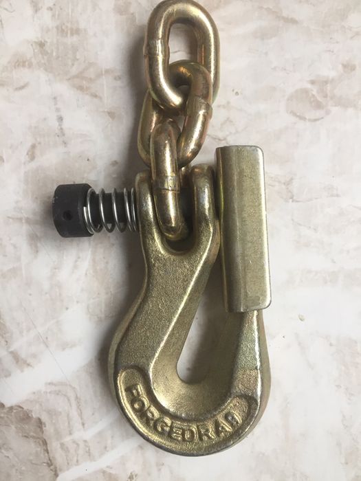 Set 2 cirlige de prindere cu deschiderea de 7 mm si 3 zale de lant