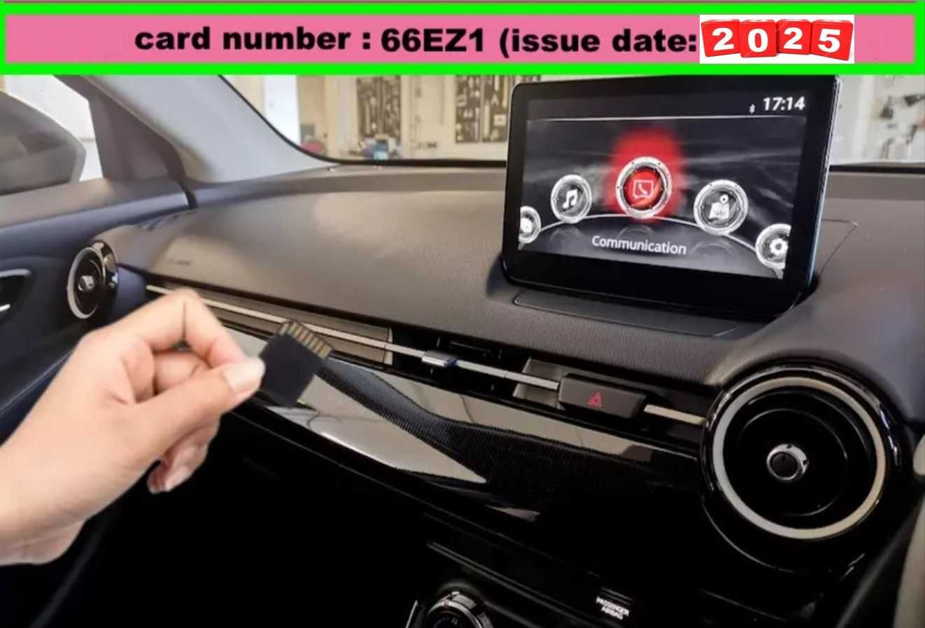 2025 Мазда СД карта за навигация Sd Card Mazda 2 3 6 NVA-SD8110 AVN1