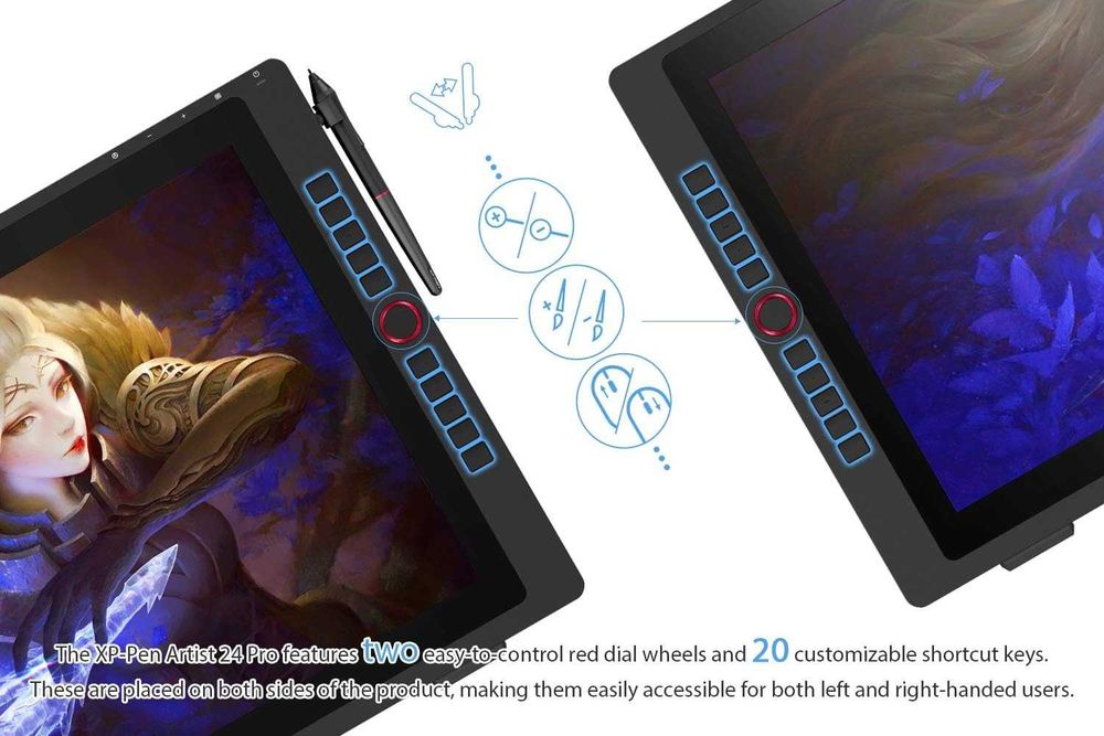 Tableta grafica, XP-PEN, Artist 24 Pro 23.8", IPS, 16:9, 2560x1440,