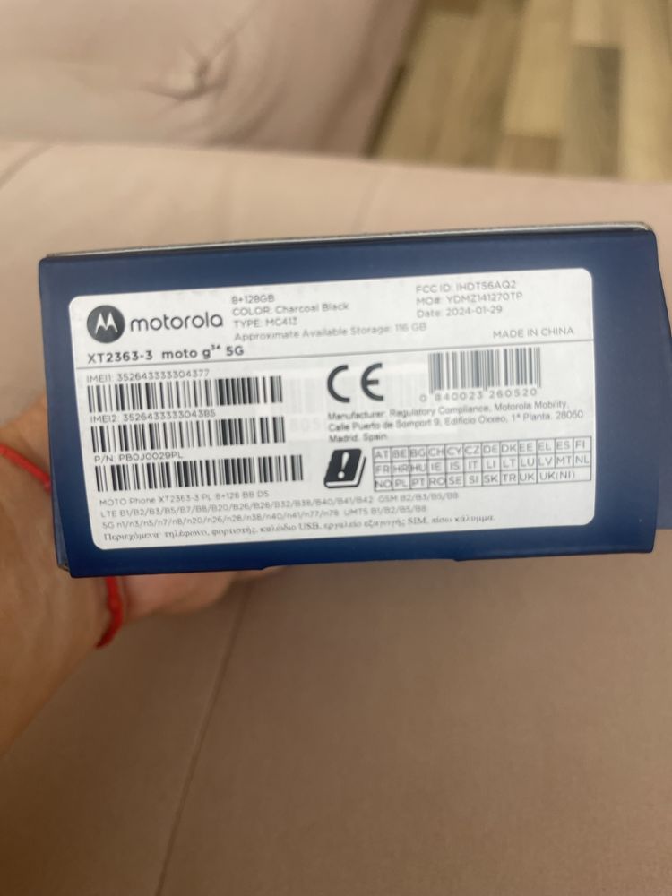 Продава Моторола g34 5g 170 лв
