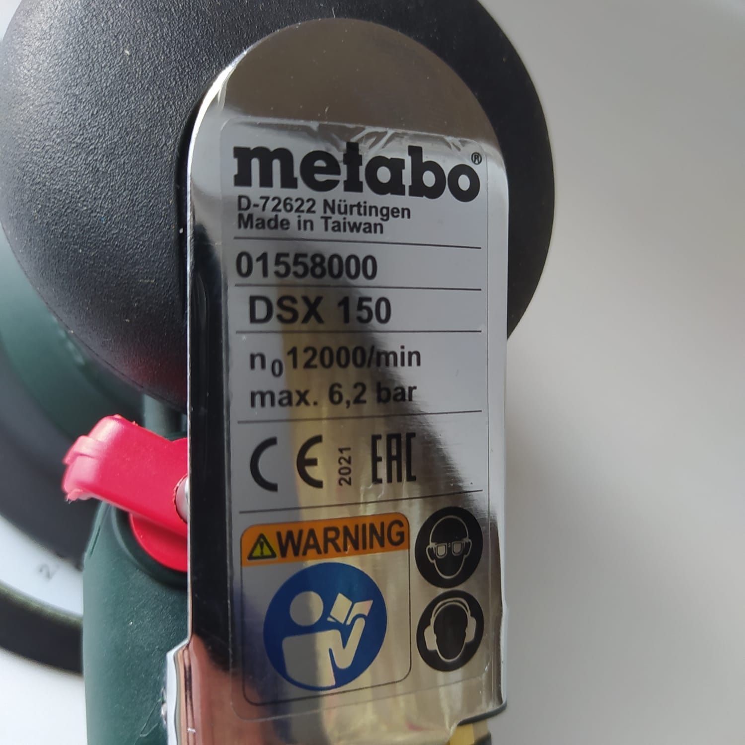 Экцентриковая пневмо шлифмашина Metabo DSX 150