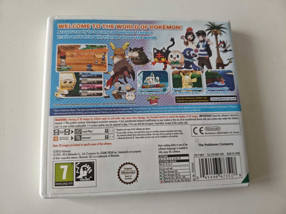 Pokemon Moon Nintendo 3DS