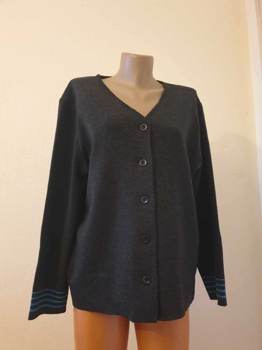 Cardigan gri-petrol M/L?XL, nou Transport gratuit
