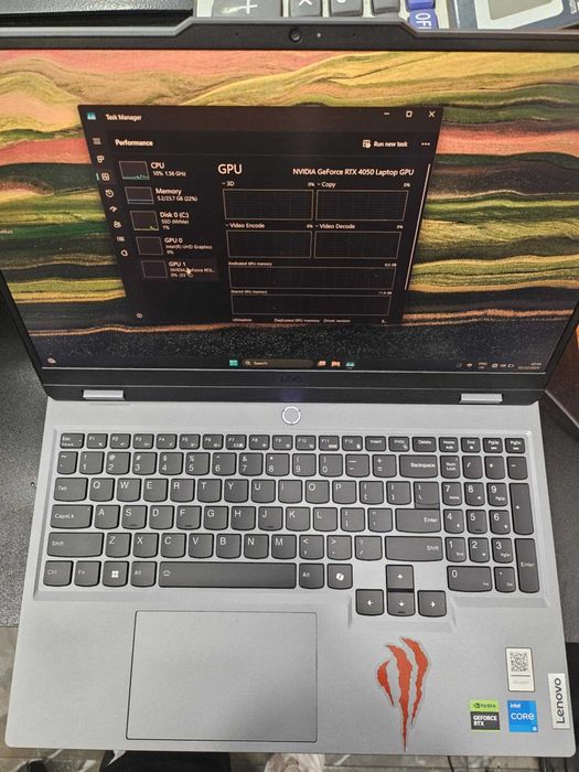 Hope Amanet P5-Laptop Gaming Lenovo LOQ 15IAX9 I5-12600HX/RTX 4050 6GB