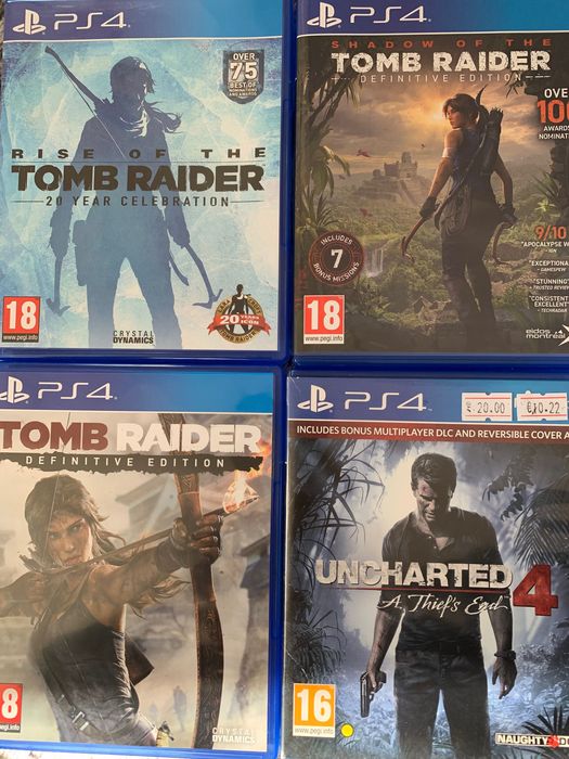 Ps4 Tomb Raider игри