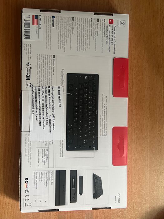 Tastatura bluetooth Hama X510 noua